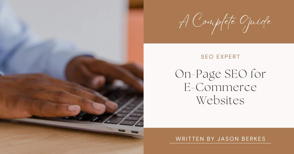 SEO expert who types in a laptop